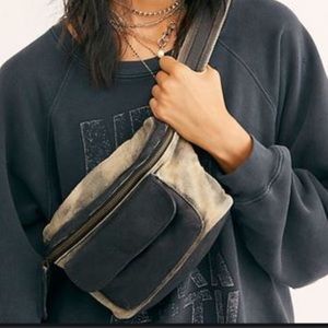 Free People Charlie Acid Washed Sling Bag